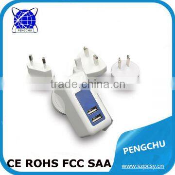 5V/9V/12V 2A usb travel adaptor quick charger for mobile phone