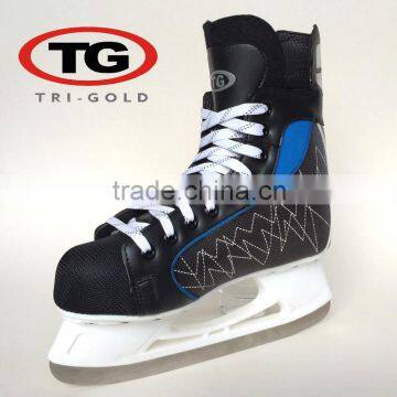 2015 professional ice rink skating shoes,ice hockey shoes skates guangzhou factory