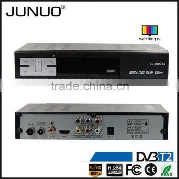 JUNUO manufacture OEM good quality strong decoder tv tuner full hd mstar 7t01 zimbabwe dvb-t2 digital tv receiver