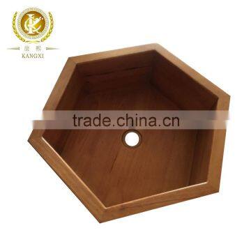 Wooden hands wash basin bathroom basin bathroom sinks