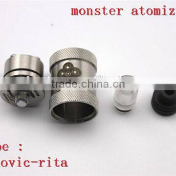 Alibaba express full mechanical ss monster atomizer