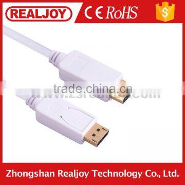 1.5m/3m Stocking high quality displayport to displayport male to male DP cable