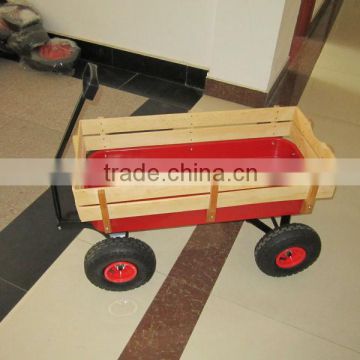 made in china kid wood wagon tool cart