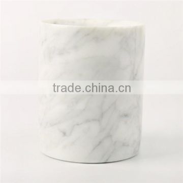 Italy white marble candle standing candlestick holder