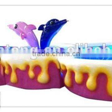 Indoor Lotus Pond Kids Magnetic Fishing Game Machine for 14 Kids Together photo-5