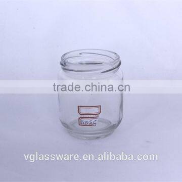 195ml milk glass bottle small glass jar