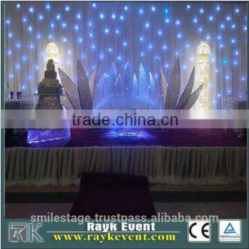 stage background led video wall flexible led video curtain