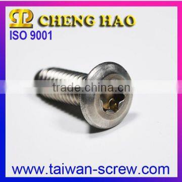 Taiwan Made 316 Stainless Steel Indented Hex Head Screw