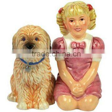 ceramic handpaint OEM salt and pepper shaker