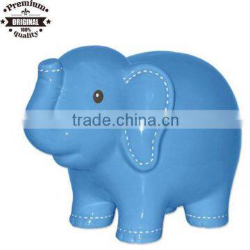 custom cute ceramic elephant money box