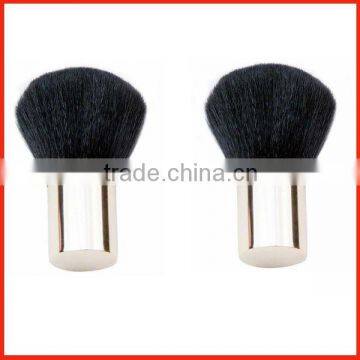 Round top gold kabuki cosmetics brushes