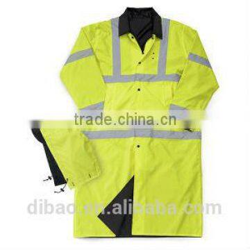 rain overall coat reflective tape with hood