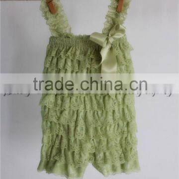 Baby Lace Romper Baby Ruffle Romper Baby Photo Outfit