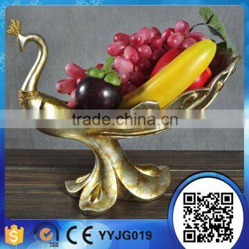 poly resin decorative animal fruit plate fruit tray Fruit bowl