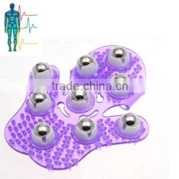 With Nine 360 Degree Rotation Type Massage Steel Balls Massage Gloves