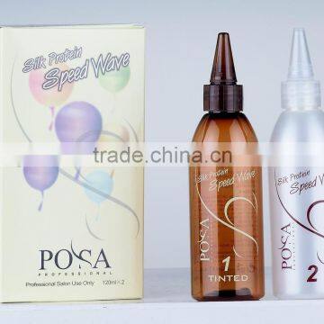 Silk Protein Permanent Wave for Resistant hair