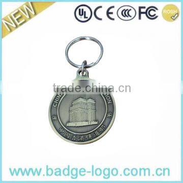 Latest Design Antique Round Custom Metal Keychain