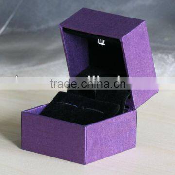 Purple Custom Plastic Light Earrings Box