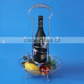 2010 Hot Sale Chrome Wire Wine Rack