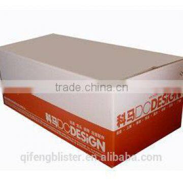 colored E flute Corrugated carton boxes , printed varnishing boxes, printed carton manufacturer