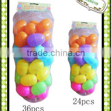 Plastic Colorful Eggs for Easter , Painted Plastic Easter Eggs