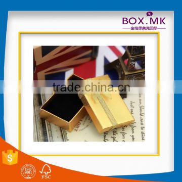 Lowest Price High Quality Rectangle Gold Jewelry Box Cardboard