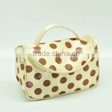 Canvas Dot Printing Cometic Tote Bag