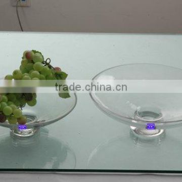 modern fruit glass bowl