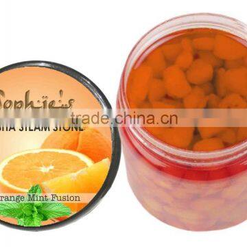 SHISHA_ STEAM_ STONES_ 250 GRAMS SOPHIES ORANGE MINT FUSION FLAVOUR