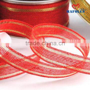 Promotional Wired Burlap Ribbon