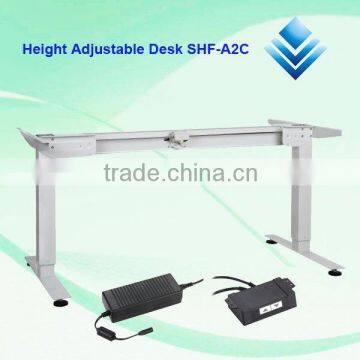 Electric Single motor Height adjustable desk, Electric double leg sit and stand desk