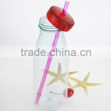 glass mason jar/ recycled glass jars/ honey and jam storage jar with straw