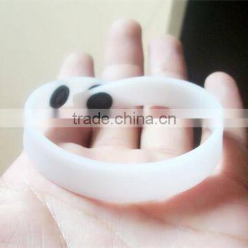 Custom silicone snap wristband for fashion women