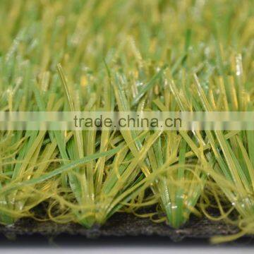 Two colors Tencate Thiolon stem shape artificial grass for football field