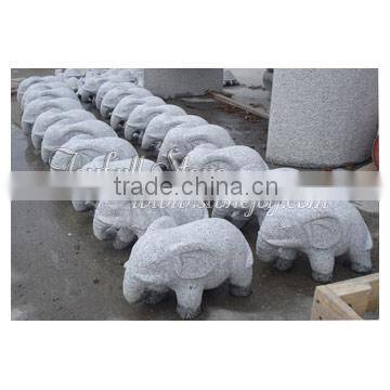 Stone Elephant Sculpture