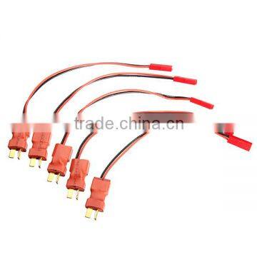 T Male Plug To T Female Plug& JST Connector RC Battery Adapter