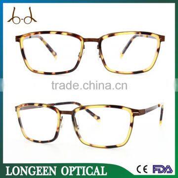 G3620 Blue Tortoise Stainless Steel New Model Eyewear Frame Glasses