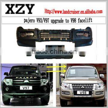 2015 pajero V98 style body kit for Mitsubishi pajero V93/ V97 upgrade to V98