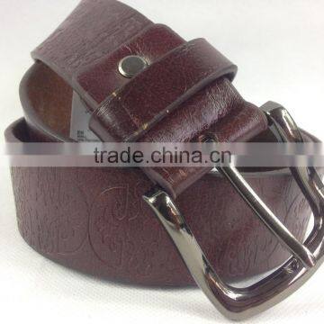 Unsex High Quality Embossed Pattern Fashion Belt for Garment Jeans photo-2