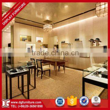 Exquisite Handbag Wood Shop Counter Table Design