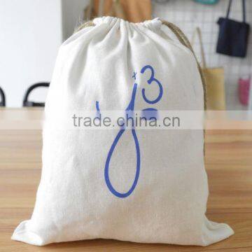 High Quality Flannel Drawstring Bag, Brushed Cotton Dust Bag