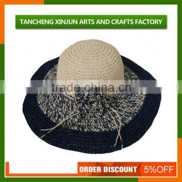 Best Quality Girl Beach Straw Floppy Hat photo-4