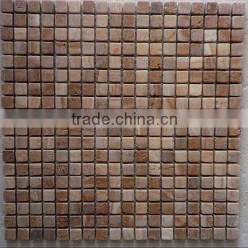 Yunfu tumbled fiberglass mosaic tile mesh netting