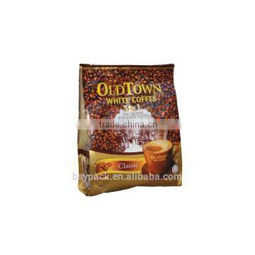 quad-sealed coffee bag/matt quad-sealed coffee bag/foil quad sealed coffee bag