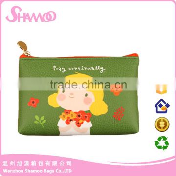 Small-scale Cute Cartoon Design Wallet Cosmetic Bag For Girls