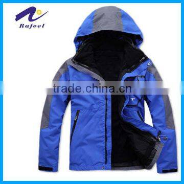 blue & grey 3 in 1 ski jacket