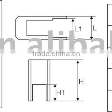 9.17.52307 Stop block for PVC doors and windows