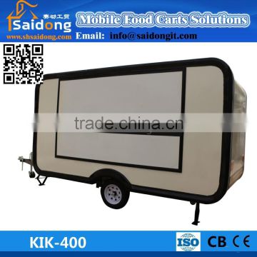 Made in china mobile food kiosk/hot dog food kiosk/ice cream food kiosk