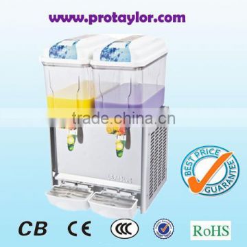 With stainless steel body, CE approved juice dispenser machine