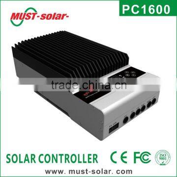 Competitive Price MPPT Air cooling Solar charge controllers 45A 60A high quality with REM and BTS (Battery Temperaturer sensor)